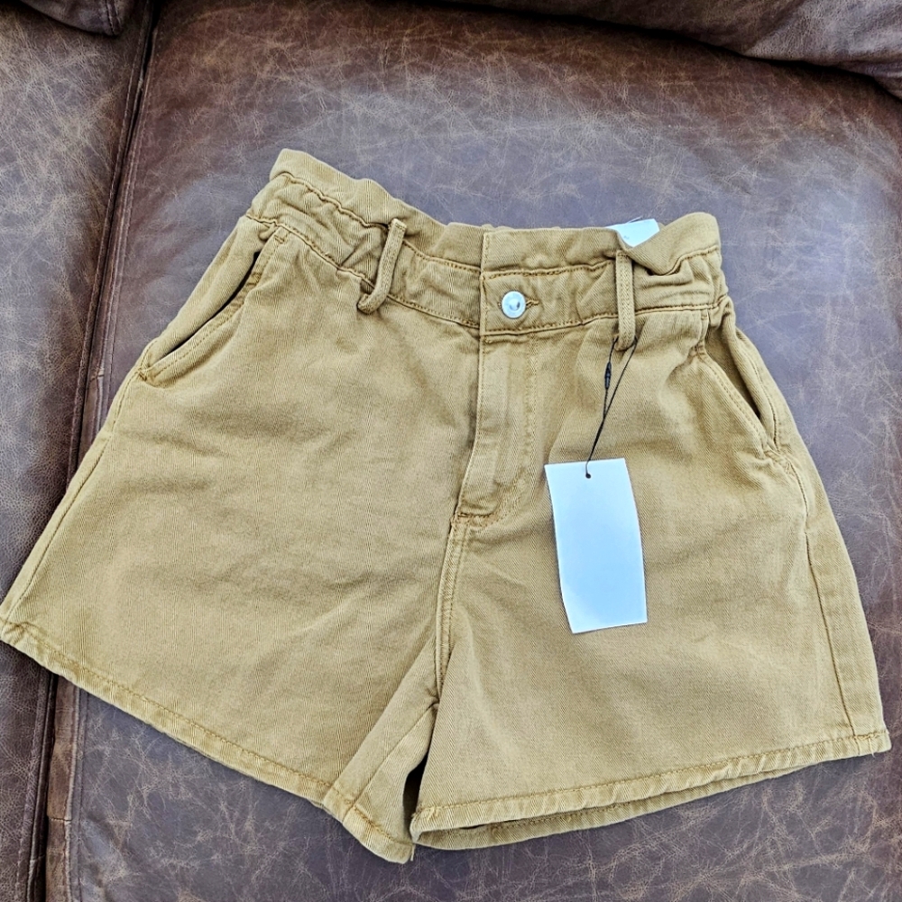 Zara Women's Brown Cargo Shorts